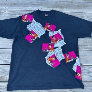 Vintage Elvis Presley Music Staff Avant-Garde Graphic T-Shirt